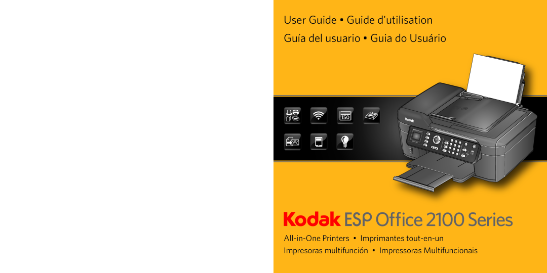 Kodak 2100 manual All-in-One Printers Imprimantes tout-en-un, Impresoras multifunción Impressoras Multifuncionais 