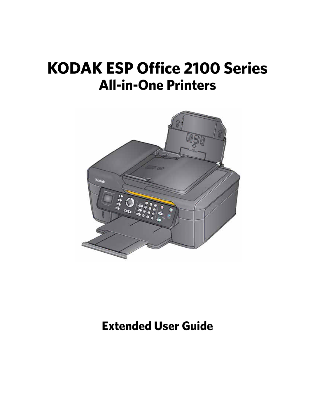 Kodak manual Kodak ESP Office 2100 Series, Extended User Guide 