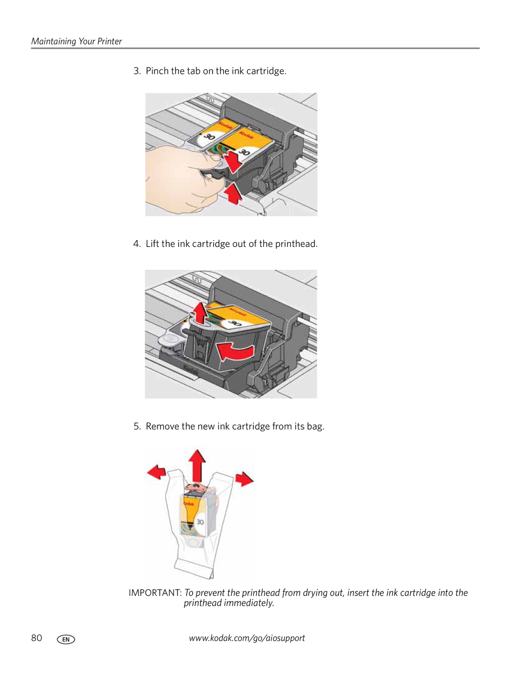 Kodak 2100 manual Maintaining Your Printer 