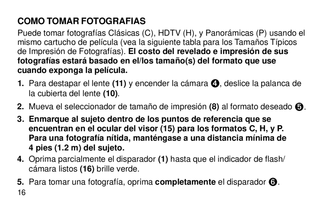 Kodak 2100 manual Como Tomar Fotografias 