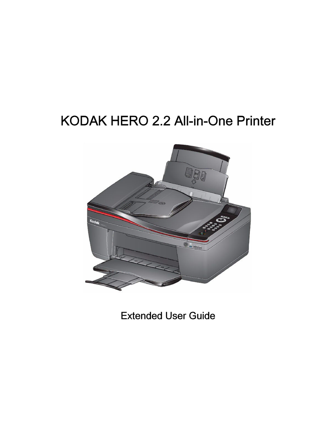 Kodak manual Kodak Hero 2.2 All-in-One Printer 