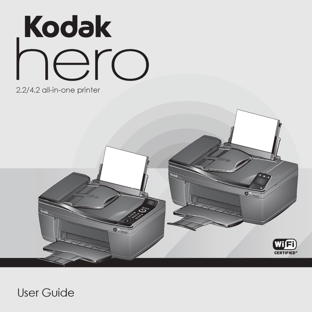 Kodak 2.2/4.2 manual User Guide 