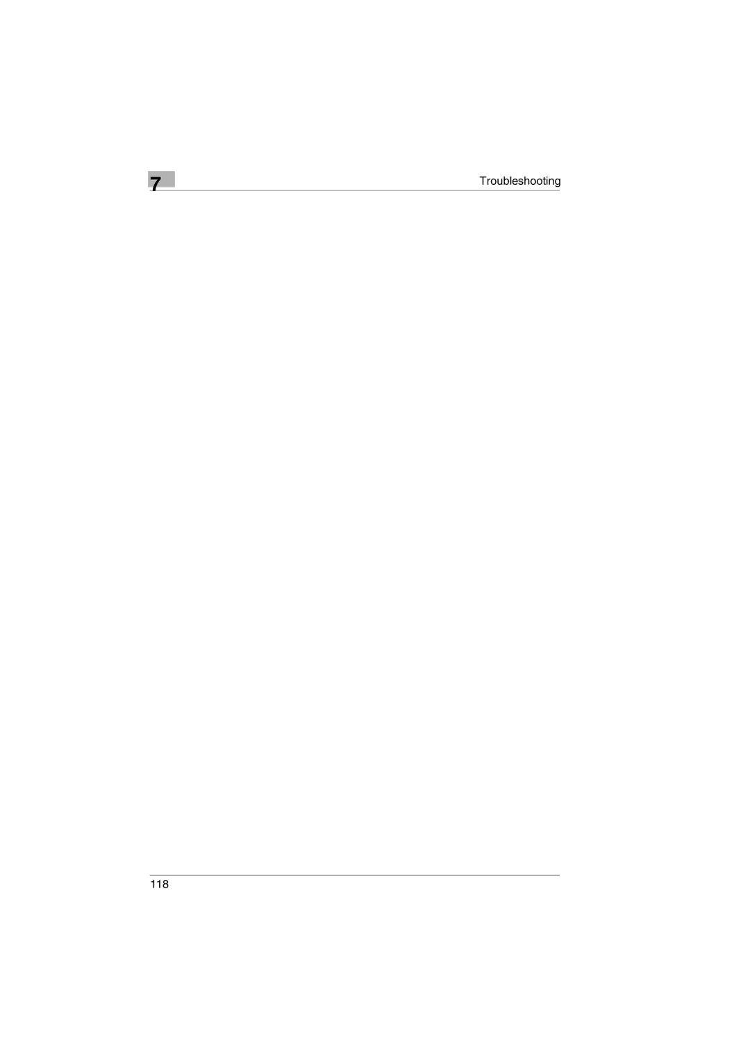 Kodak 2400DSV service manual Troubleshooting 118 