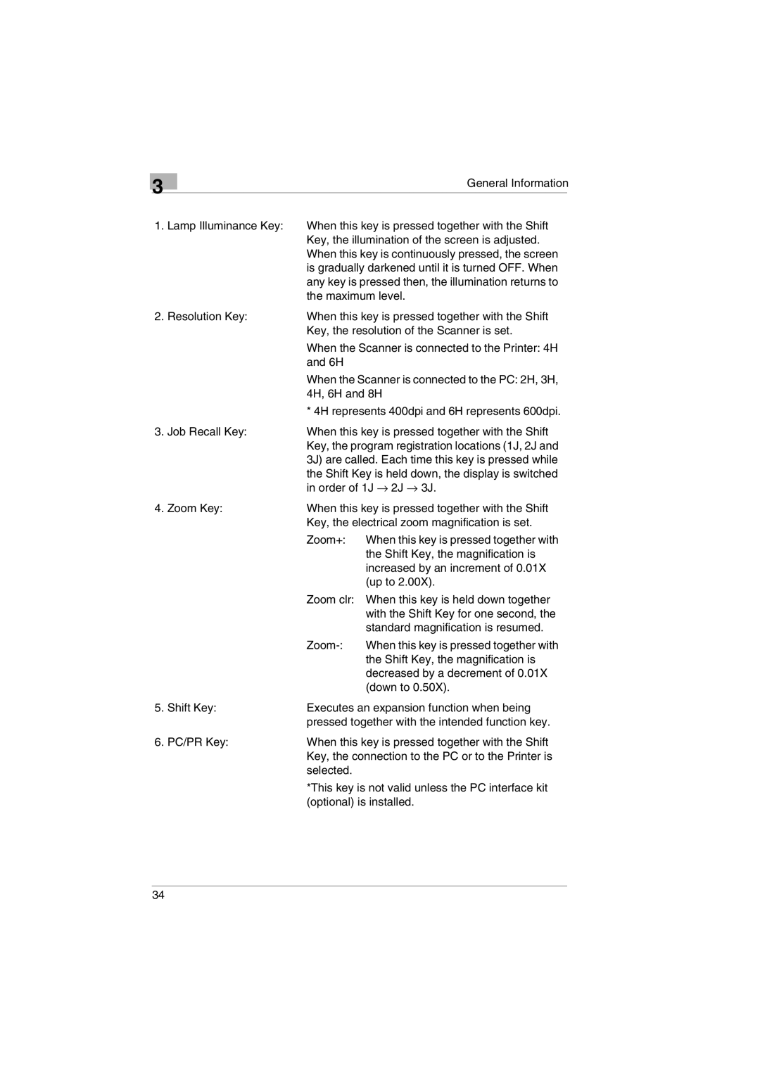 Kodak 2400DSV service manual Maximum level 