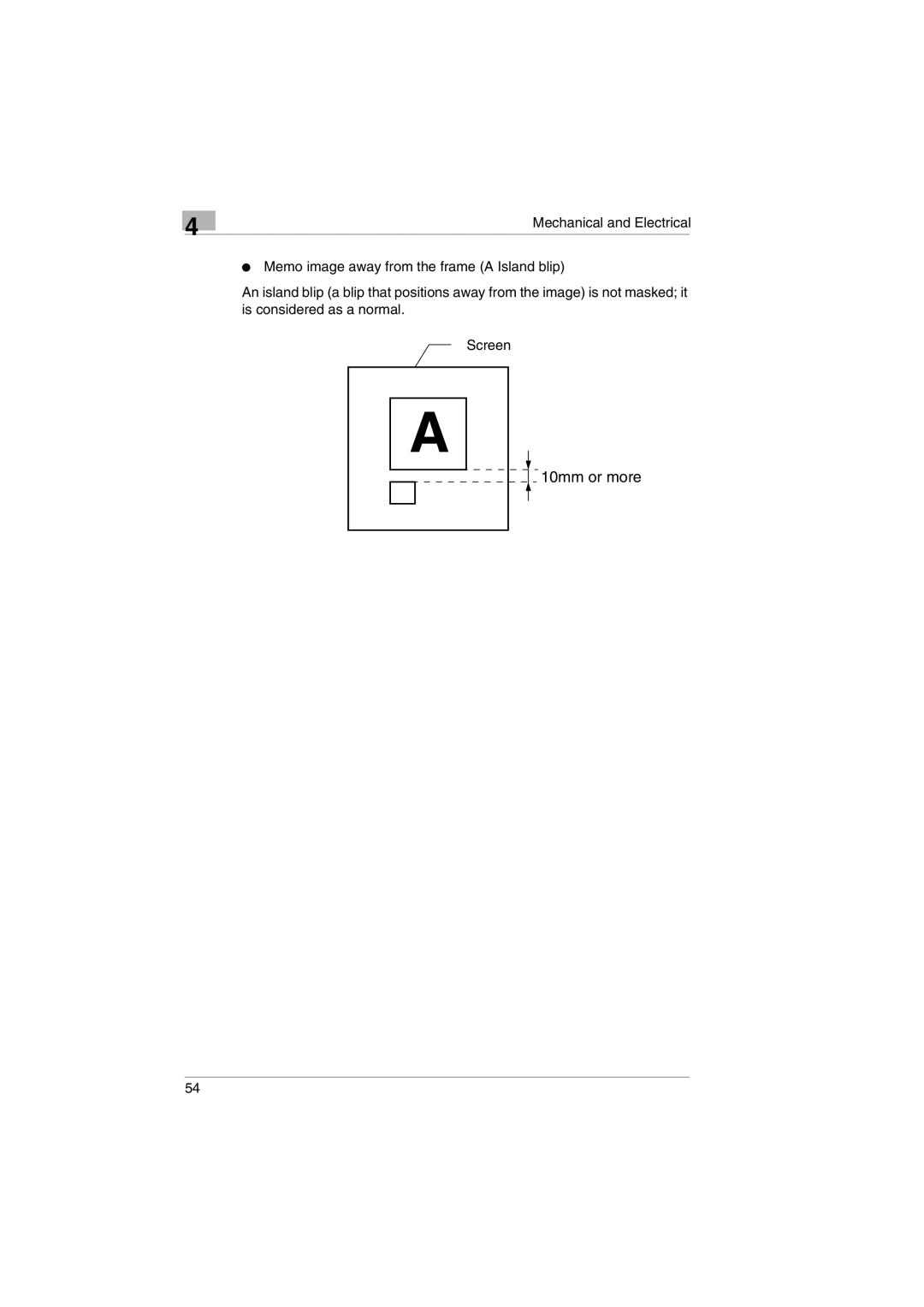 Kodak 2400DSV service manual 10mm or more 