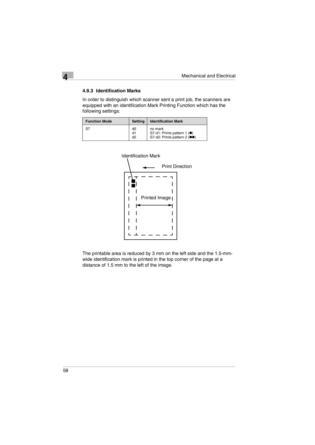 Kodak 2400DSV service manual Identification Marks 