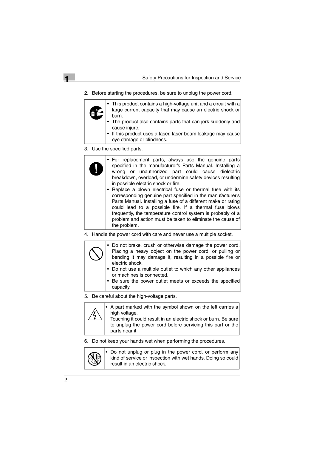 Kodak 2400DSV service manual 