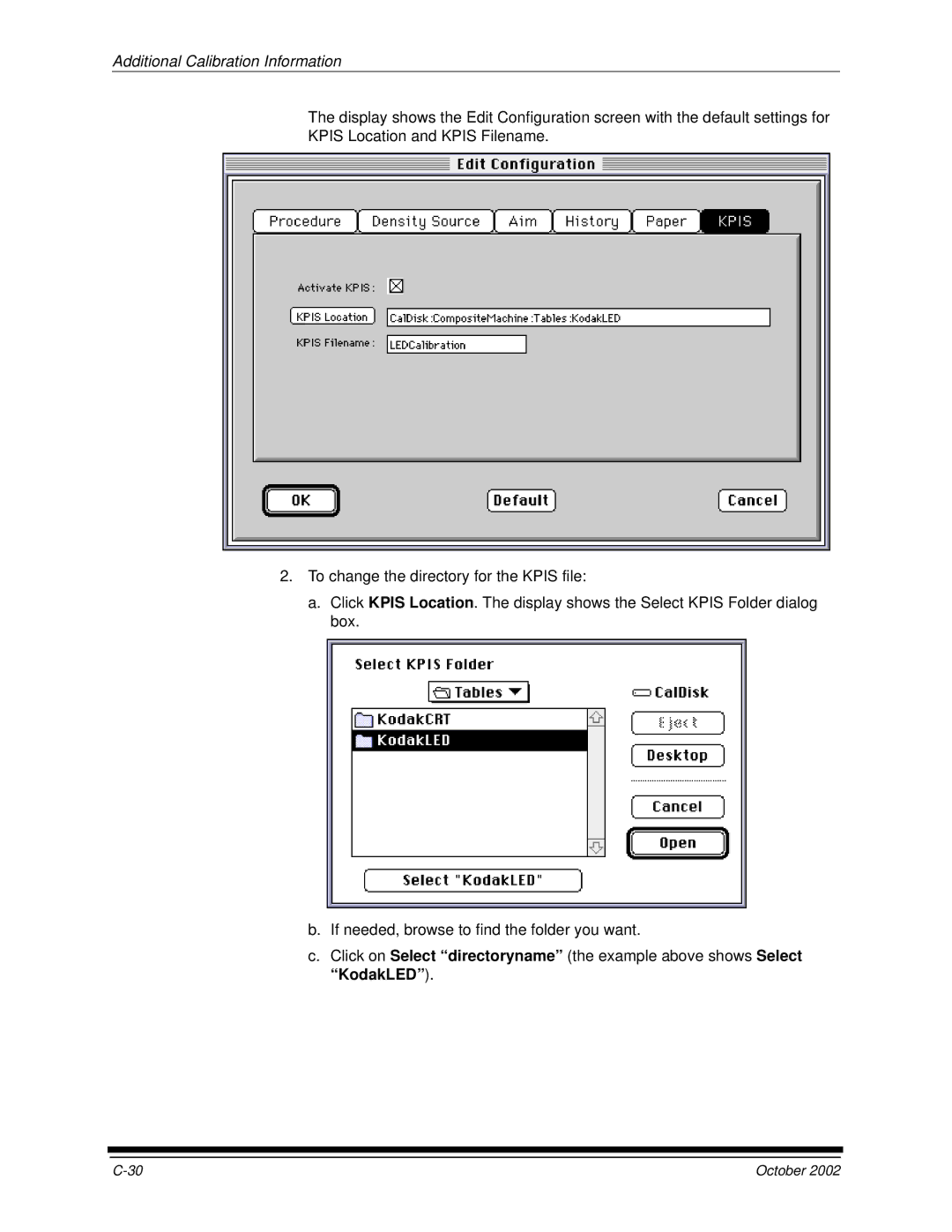 Kodak 2J0686 manual Additional Calibration Information 