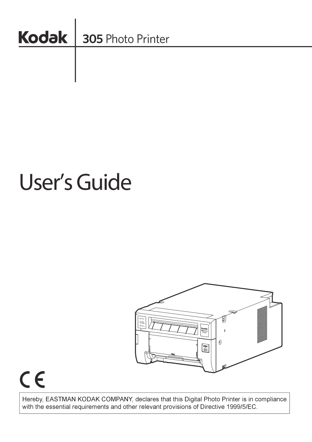 Kodak 305 manual User’s Guide 