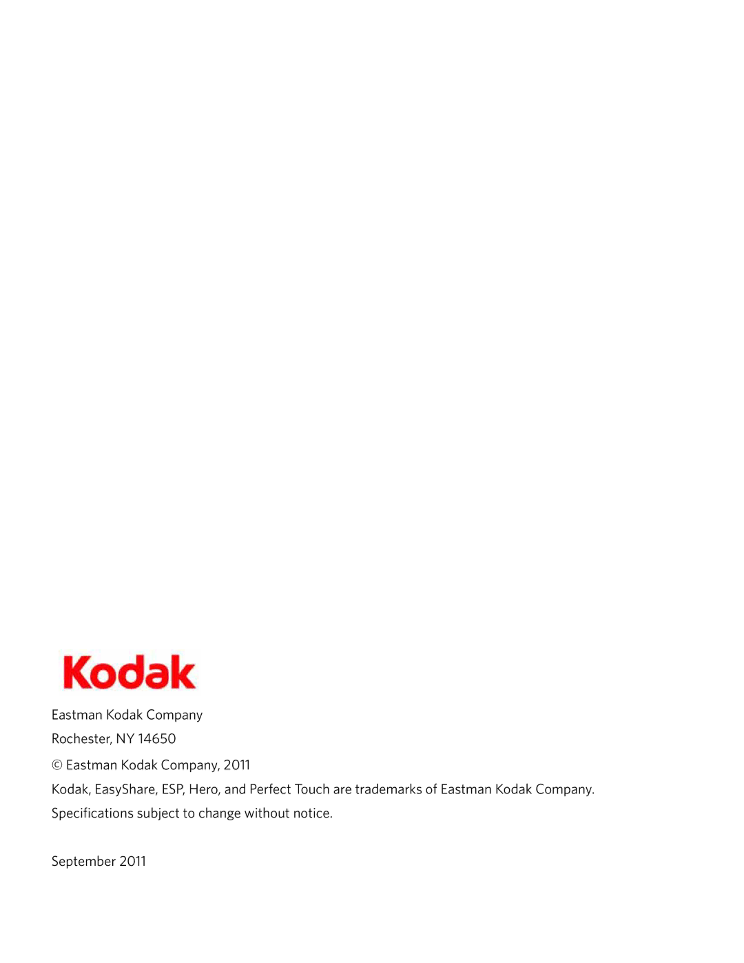 Kodak 3.1 manual 