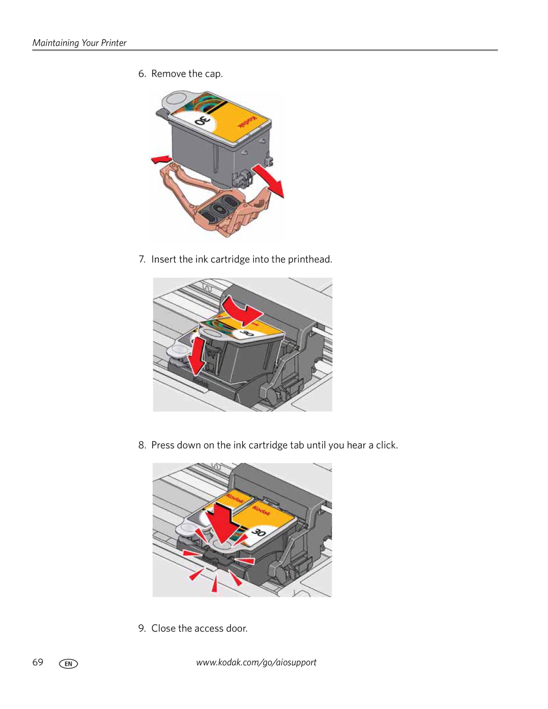 Kodak 3.1 manual Maintaining Your Printer 