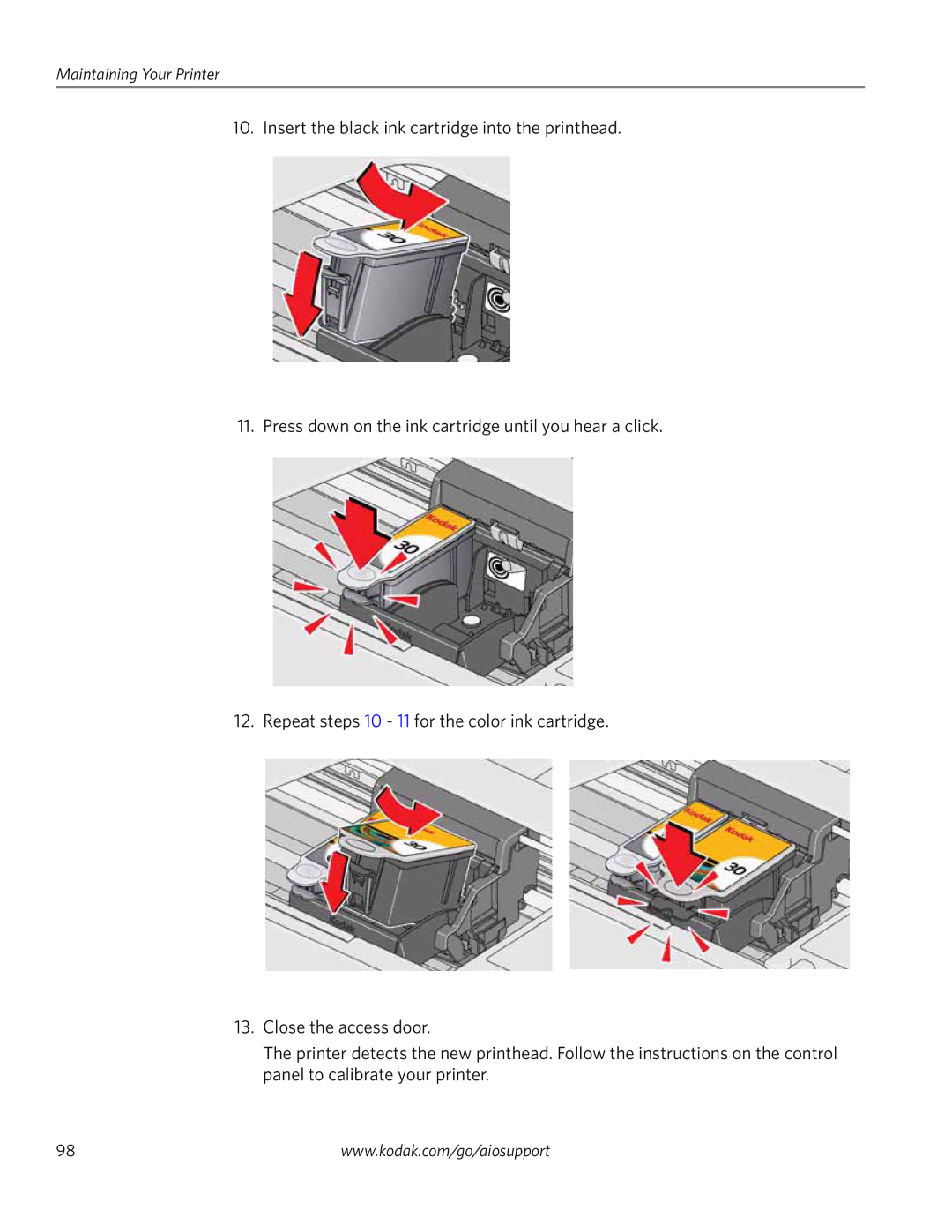 Kodak 3.2S manual Maintaining Your Printer 