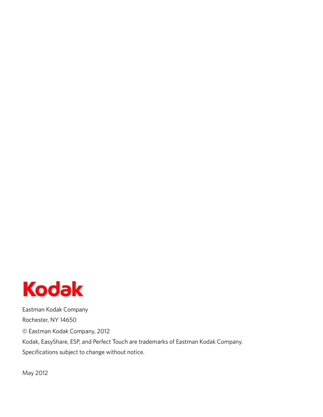 Kodak 3.2S manual 