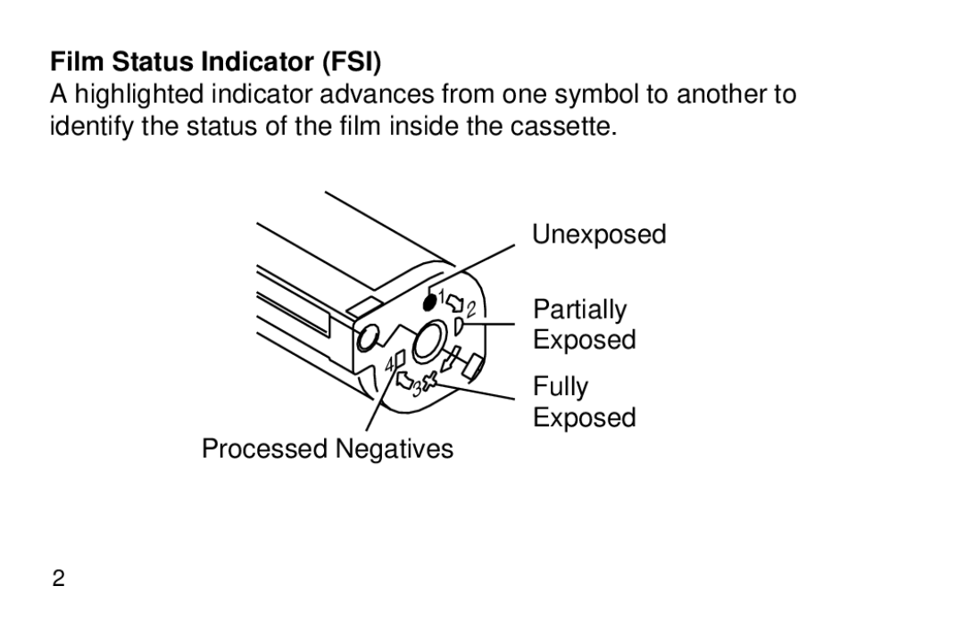 Kodak 3200AF manual Film Status Indicator FSI 