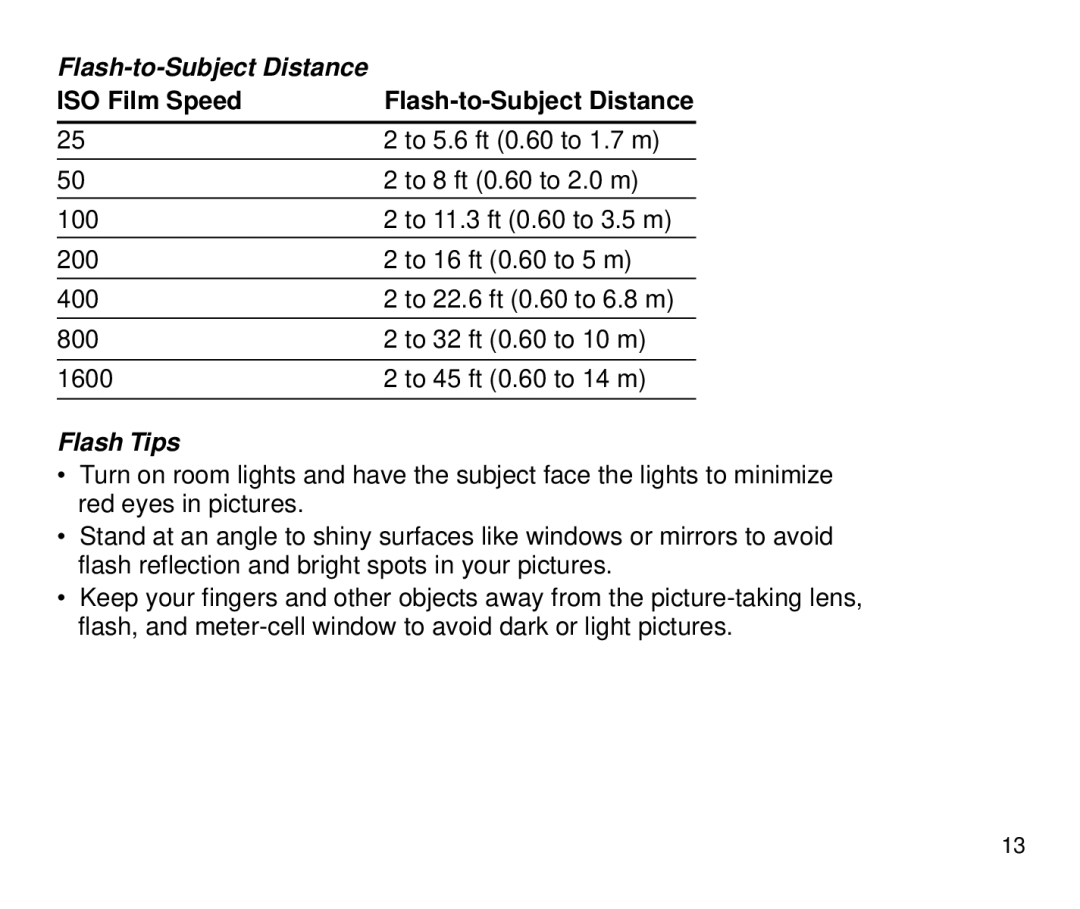 Kodak 3800ix, 3700ix manual ISO Film Speed, Flash Tips 