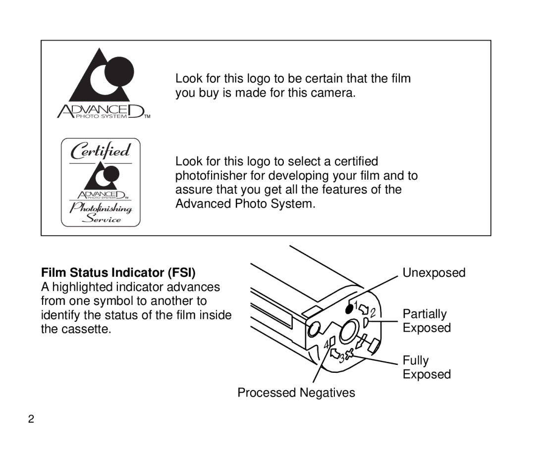 Kodak 3700ix, 3800ix manual Film Status Indicator FSI 