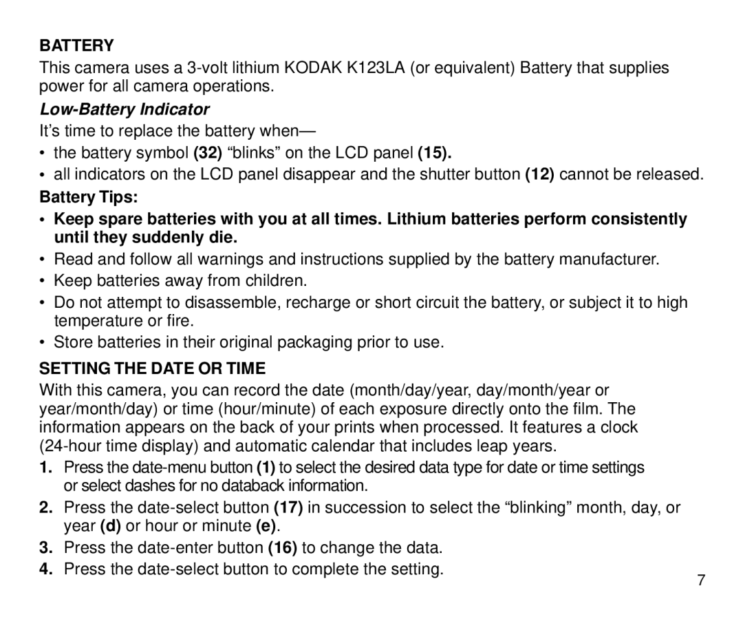 Kodak 4100ix manual Low-Battery Indicator 