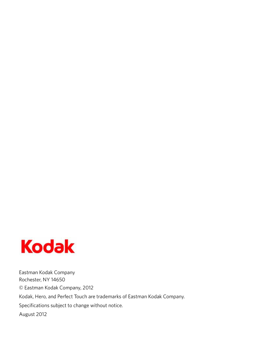 Kodak 4.2 manual 