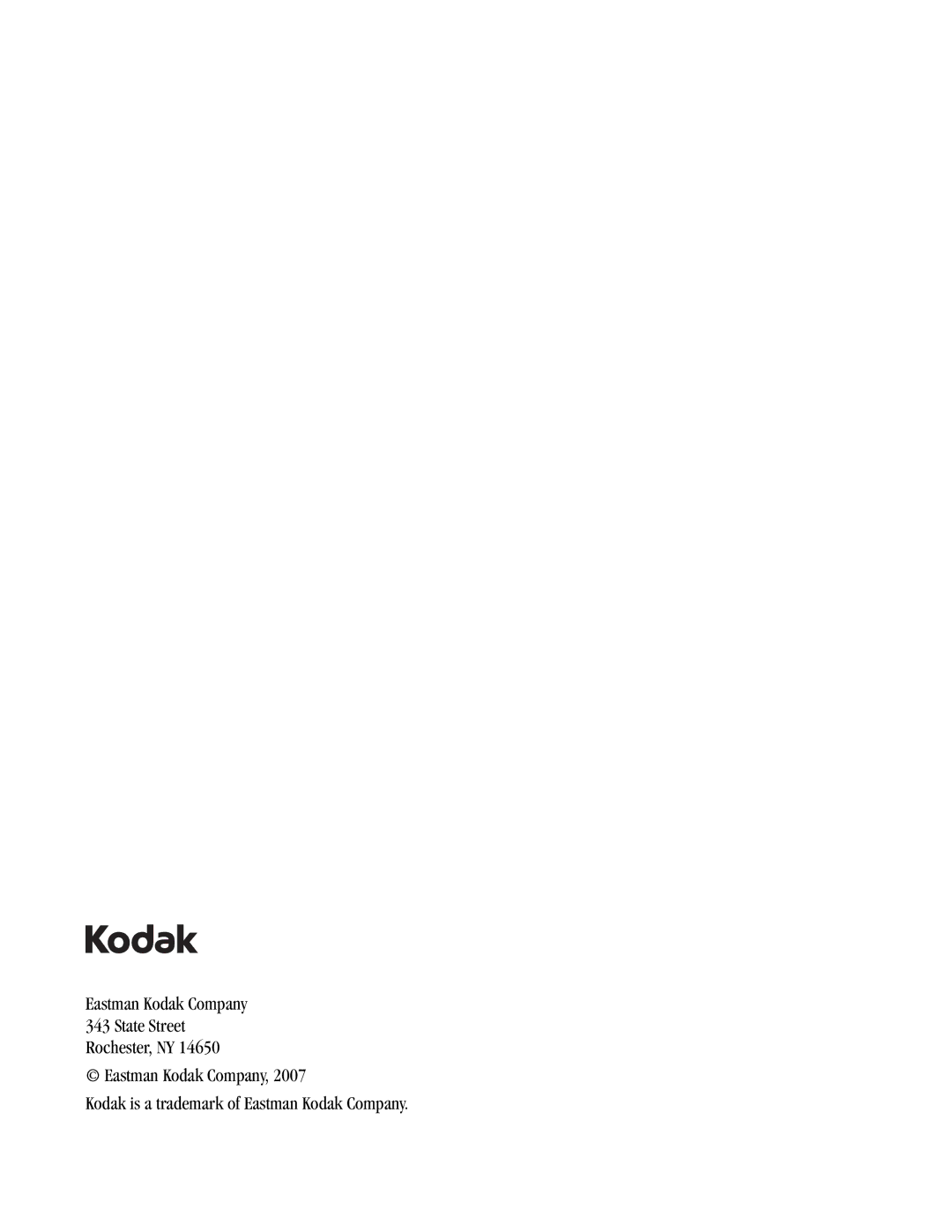 Kodak 4J5912 user manual 