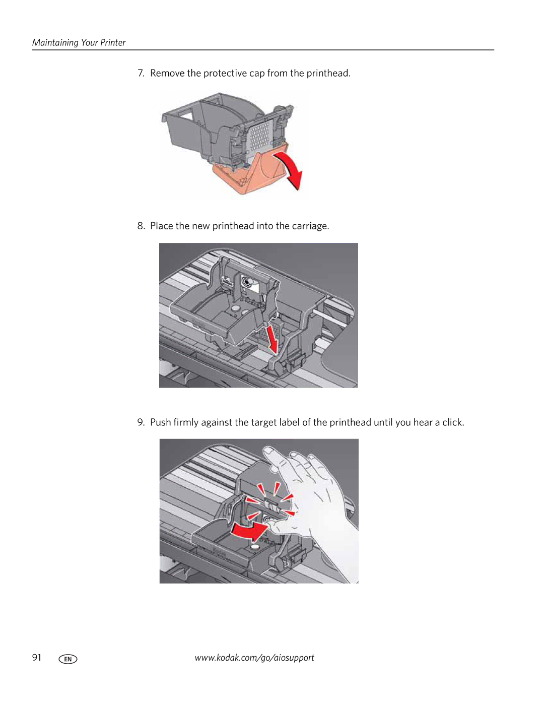 Kodak 5.1 manual Maintaining Your Printer 