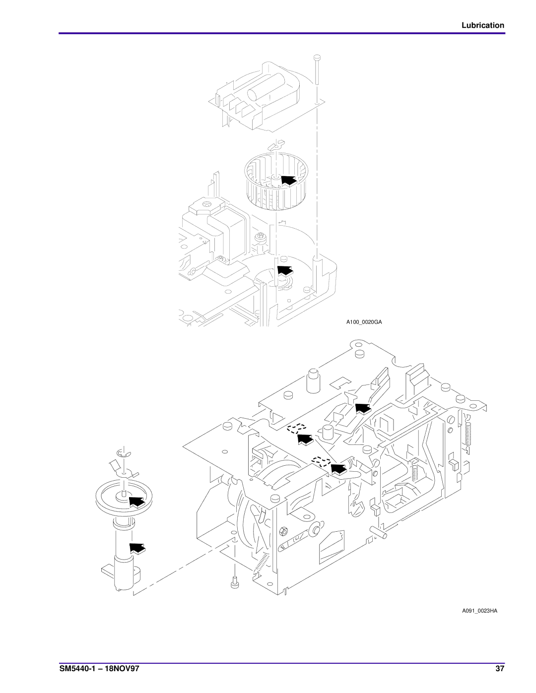 Kodak 4400, 4200-KK, 5600-KK, 4600-KK, 5600-J, 4200-J service manual Lubrication 