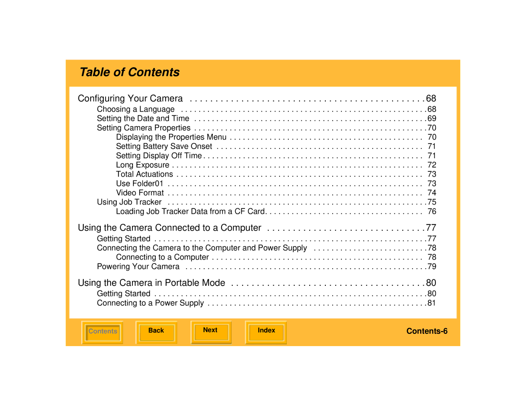 Kodak 645 manual Configuring Your Camera 