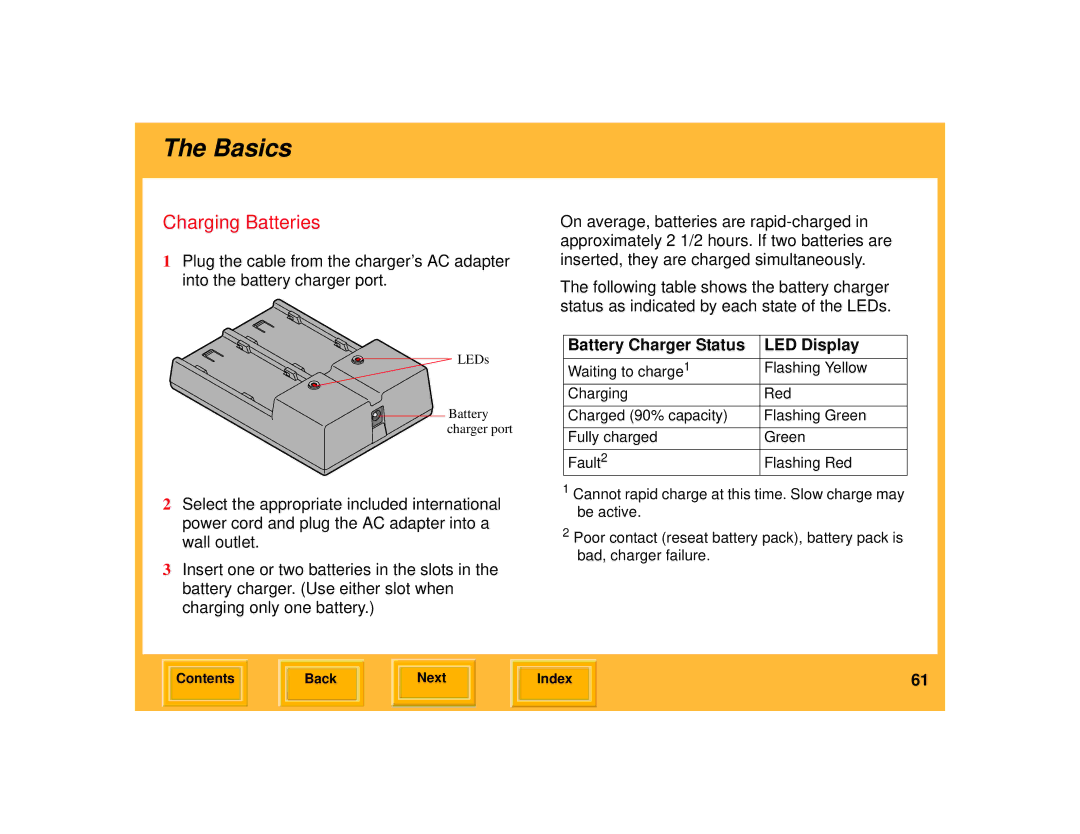 Kodak 645 manual Charging Batteries, Battery Charger Status LED Display 