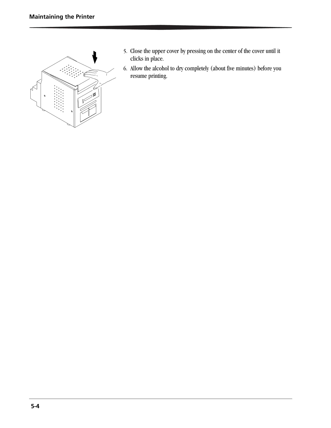 Kodak 6800 manual Maintaining the Printer 