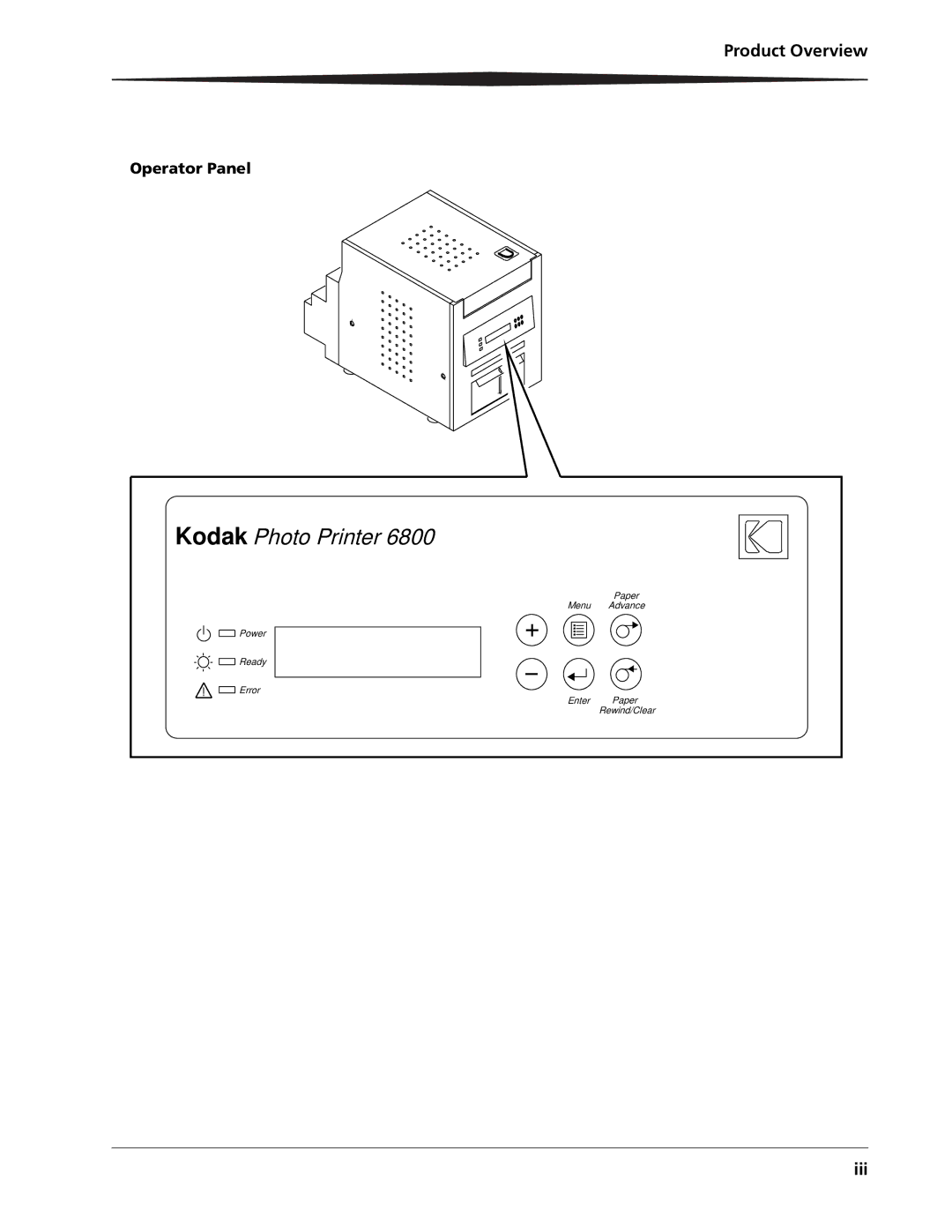 Kodak 6800 manual Kodak Photo Printer 