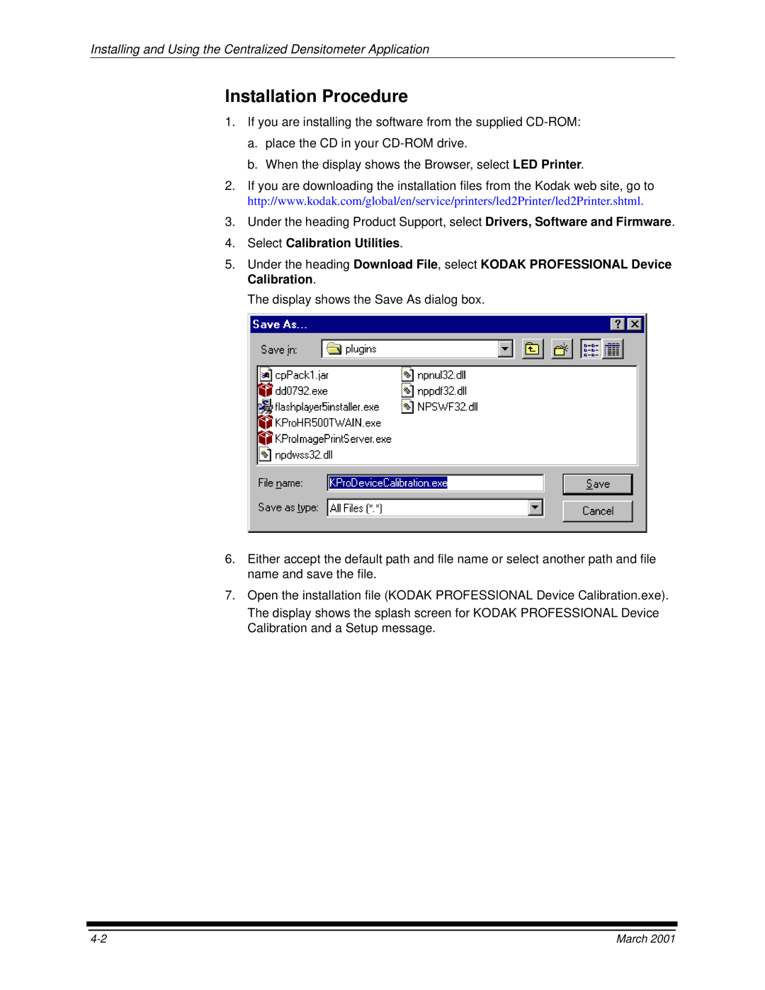 Kodak 6B6640 manual Installation Procedure 