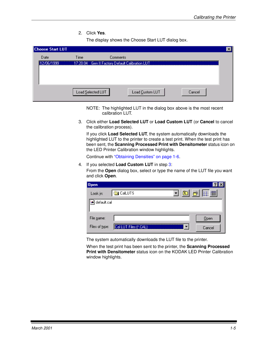 Kodak 6B6640 manual Continue with Obtaining Densities on 