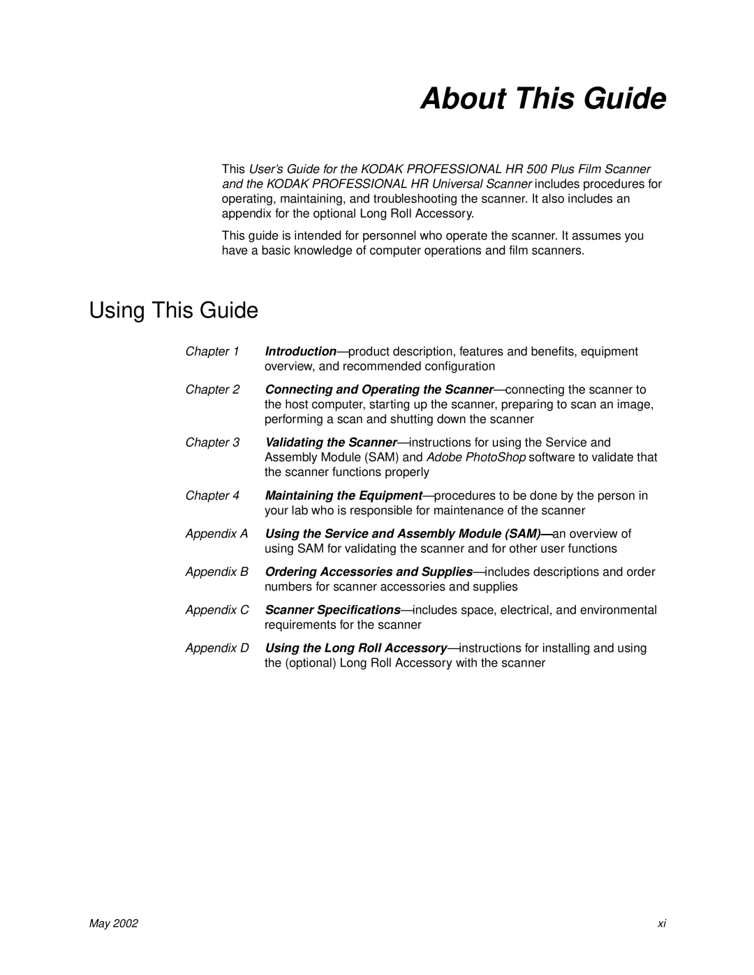 Kodak 6B7198 manual About This Guide, Using This Guide 