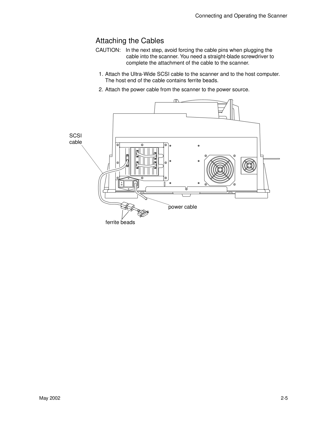 Kodak 6B7198 manual Attaching the Cables 