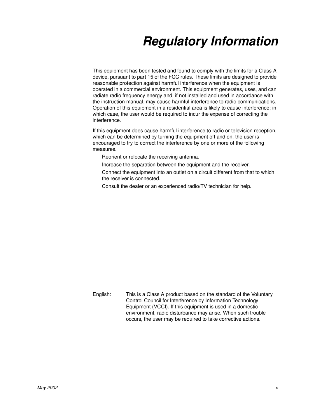 Kodak 6B7198 manual Regulatory Information 