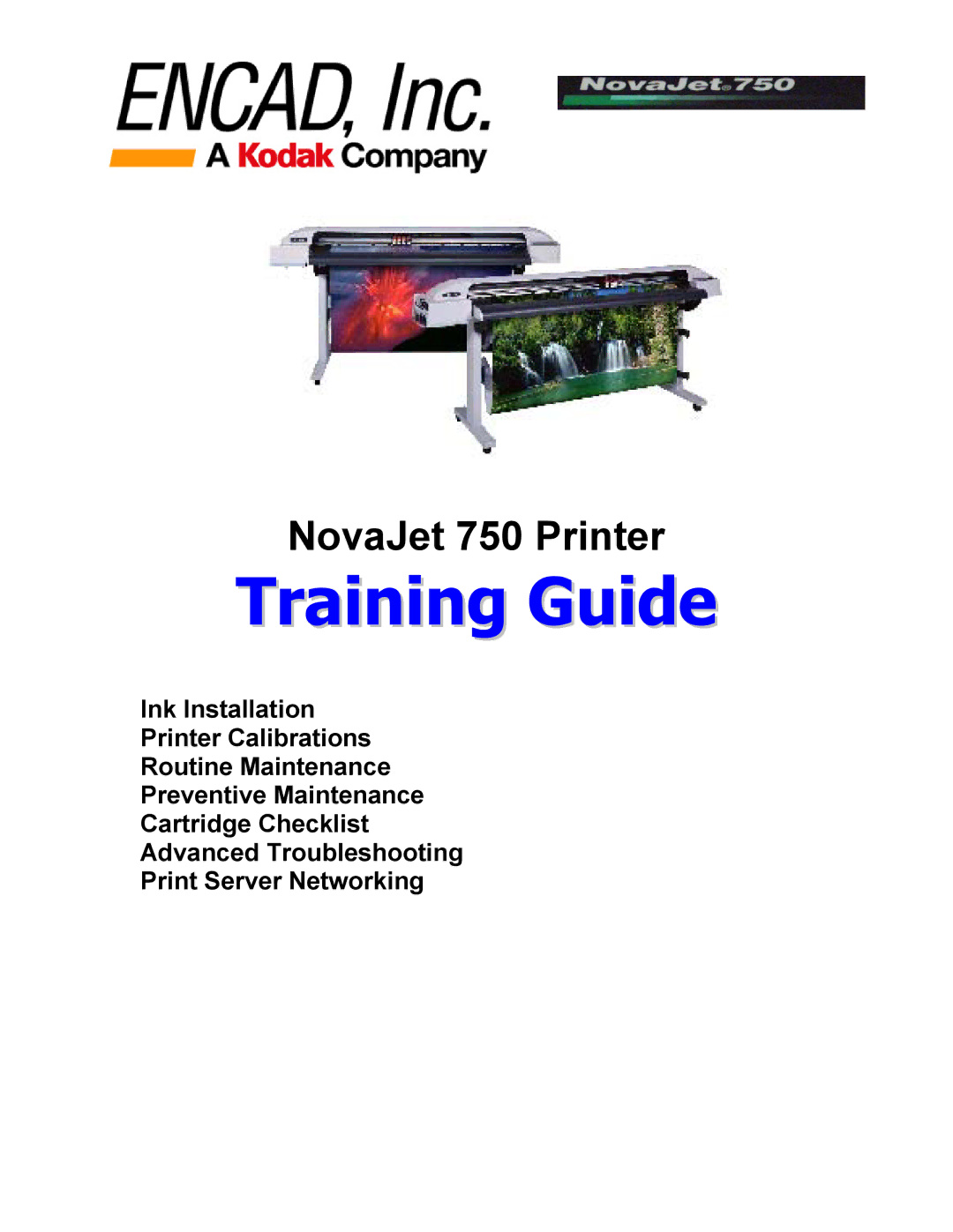 Kodak 750 manual Training Guide 