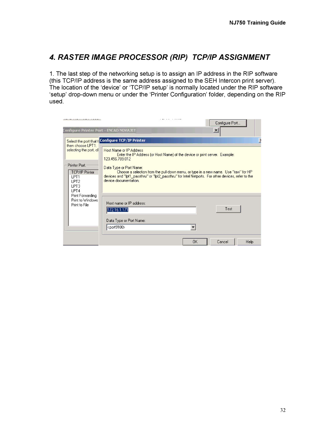 Kodak 750 manual Raster Image Processor RIP TCP/IP Assignment 