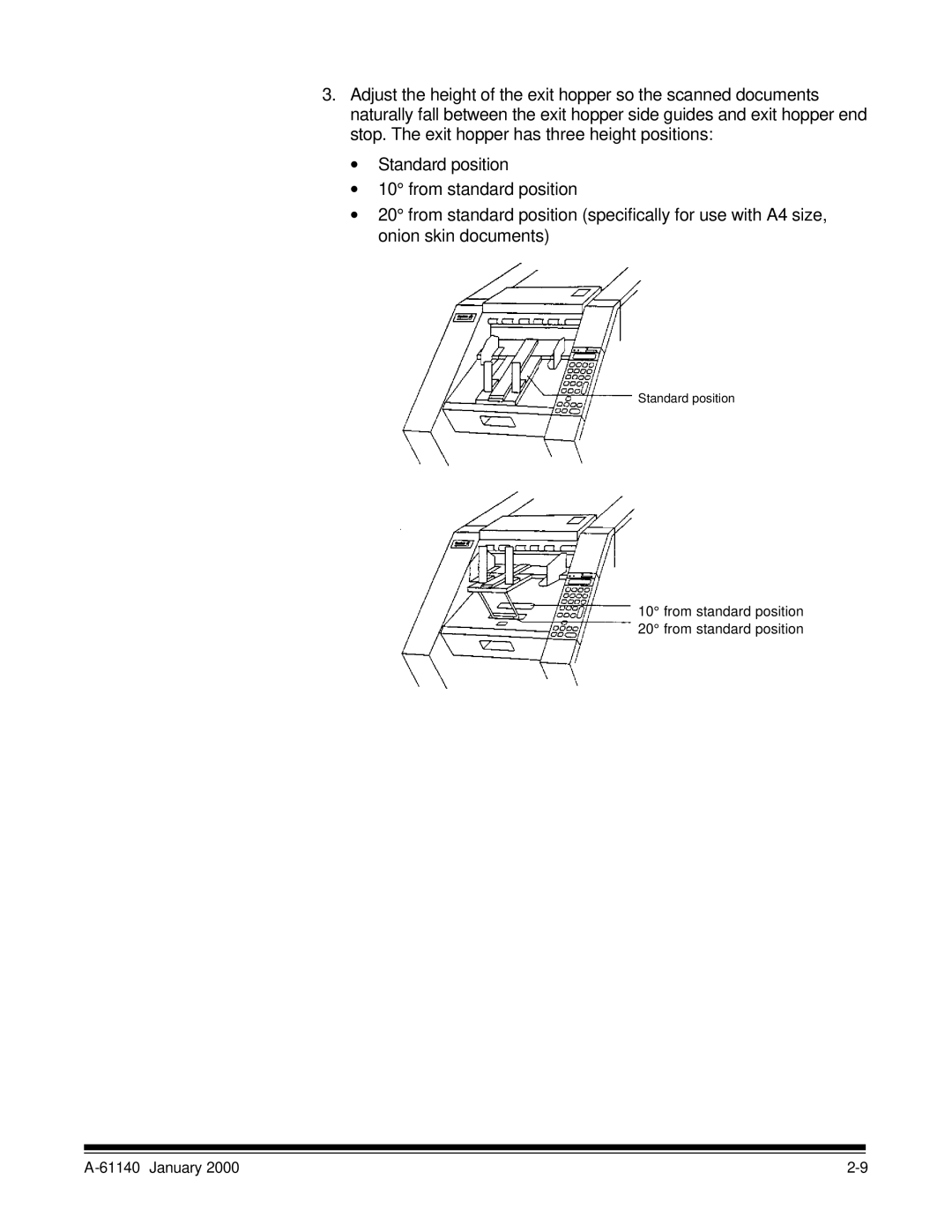 Kodak 7520 manual From standard position 20 from standard position 