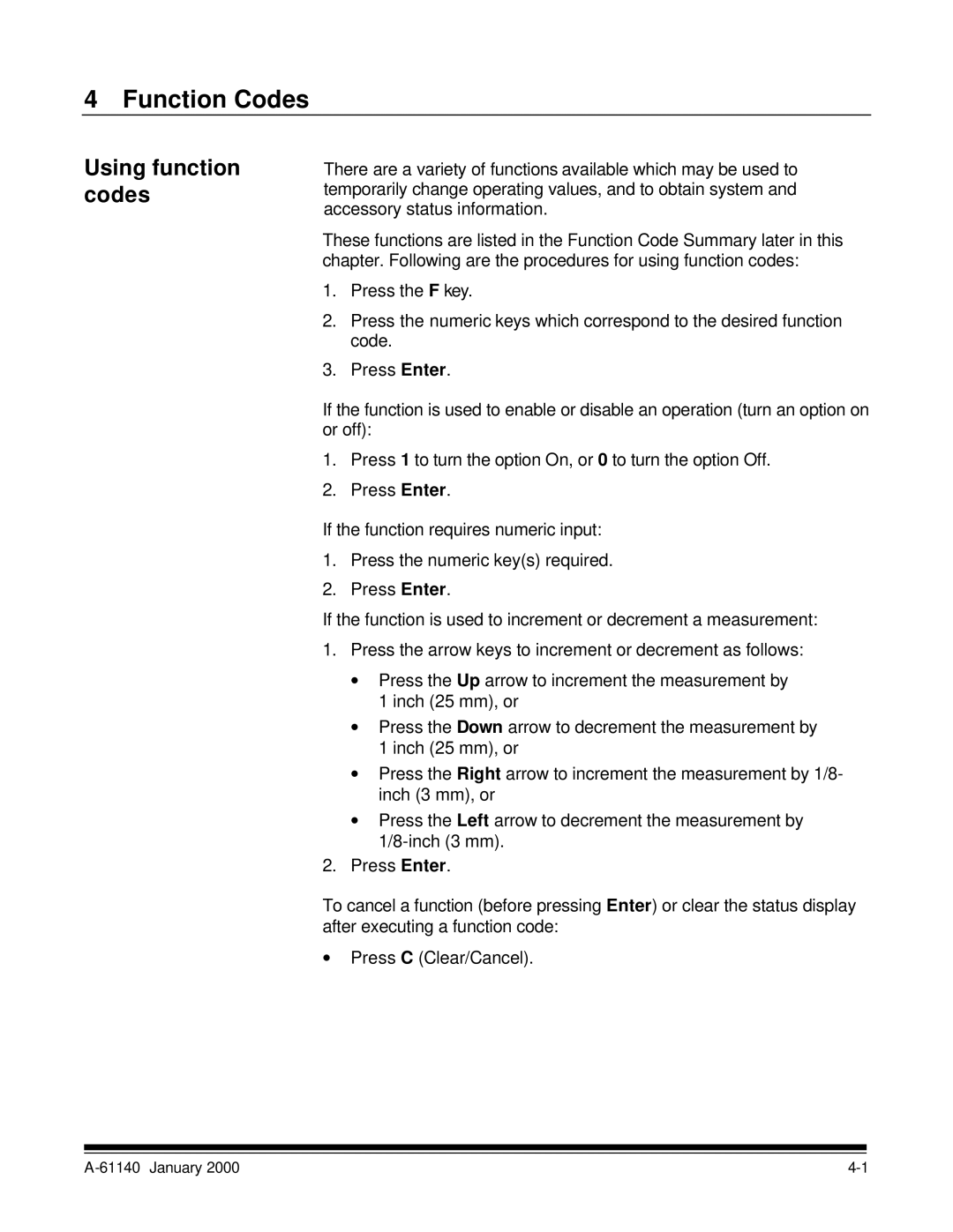 Kodak 7520 manual Function Codes, Using function codes 