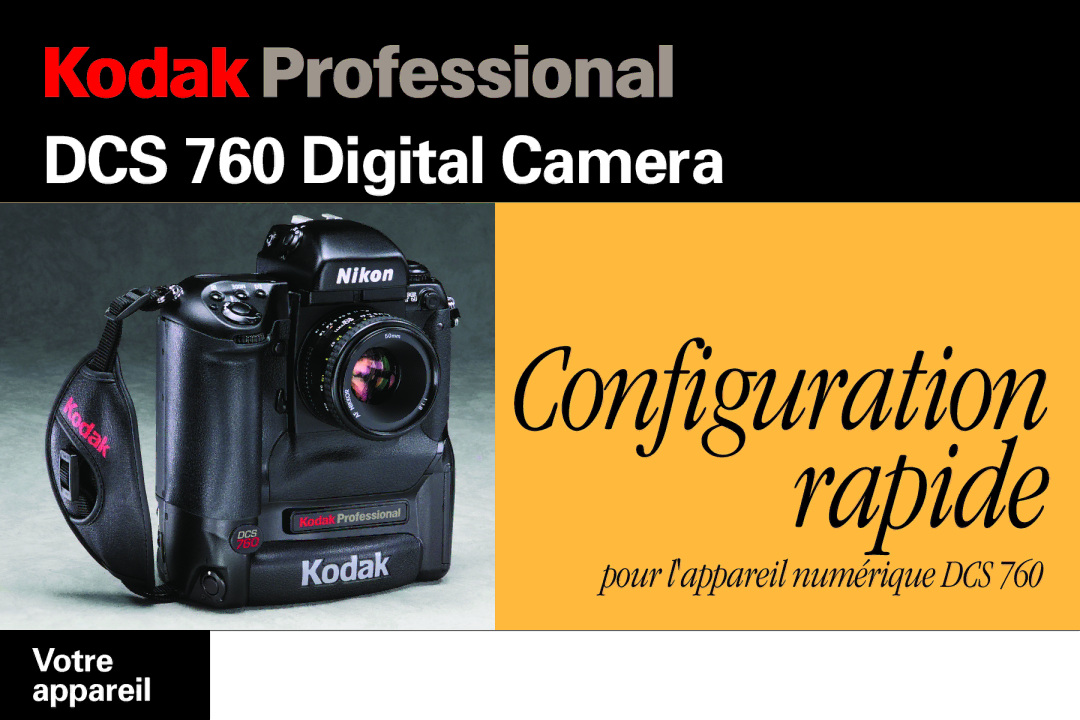 Kodak 760 manual Configuration rapide 