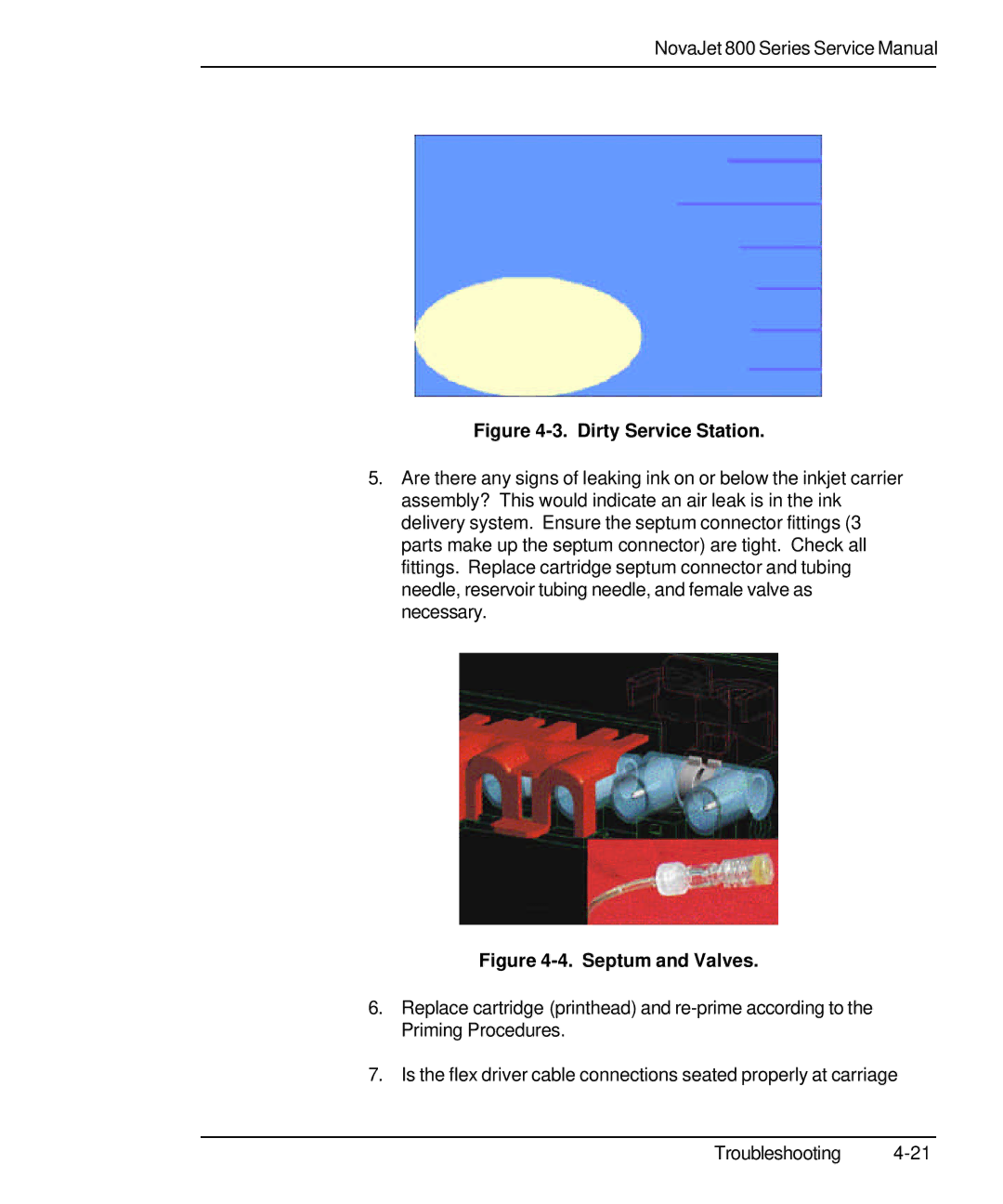 Kodak 800 SERIES service manual Dirty Service Station 