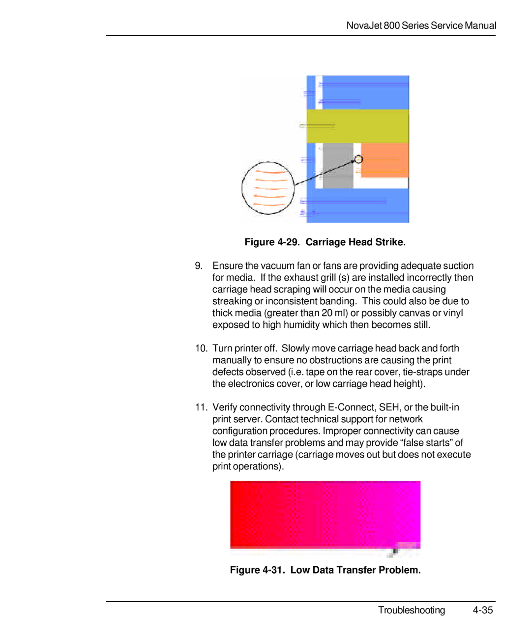 Kodak 800 SERIES service manual Carriage Head Strike 