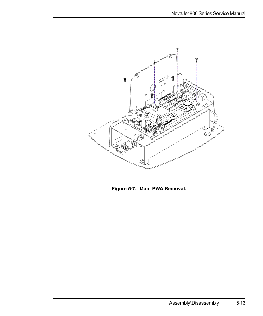 Kodak 800 SERIES service manual Main PWA Removal 