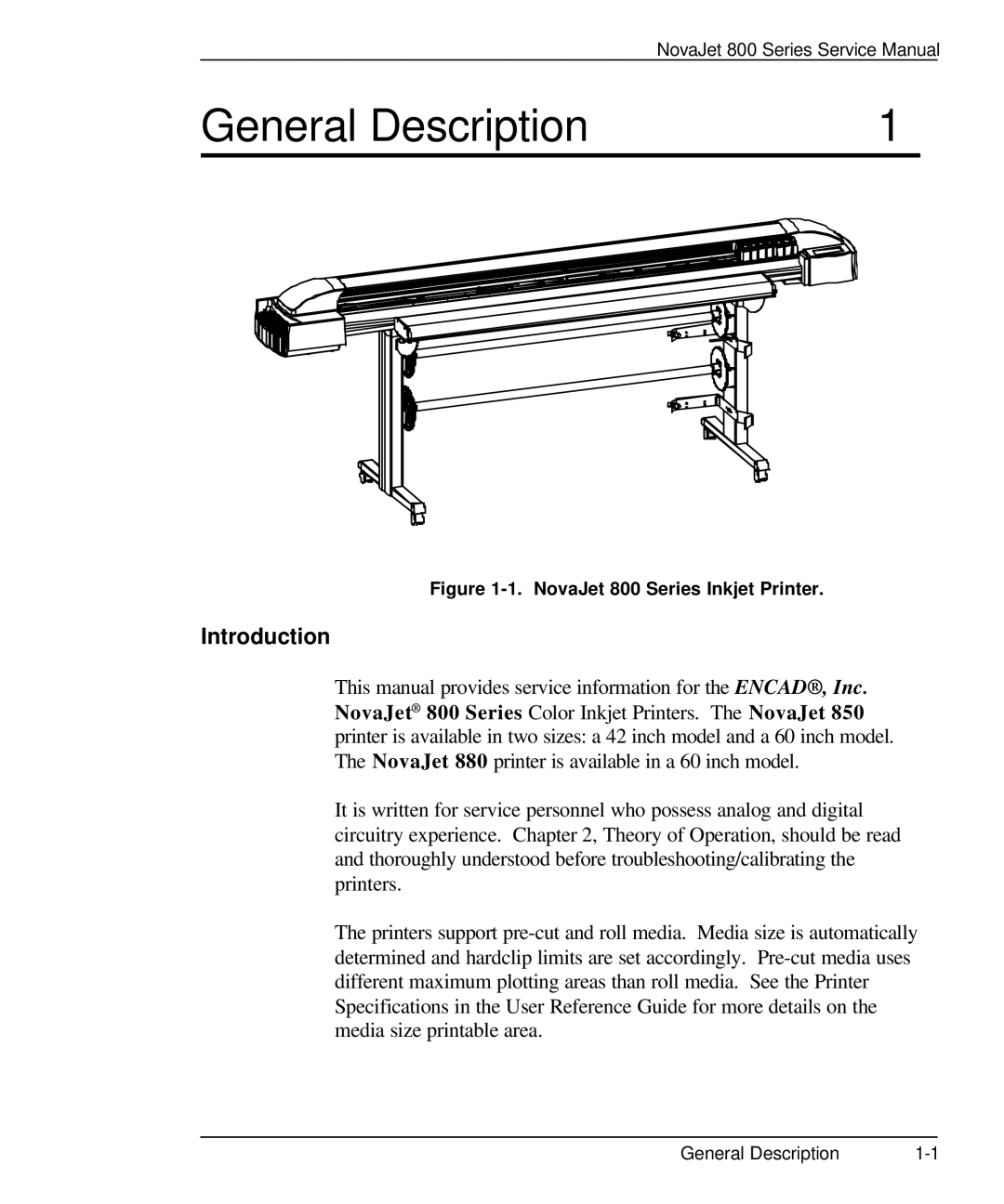 Kodak 800 SERIES service manual General Description, Introduction 