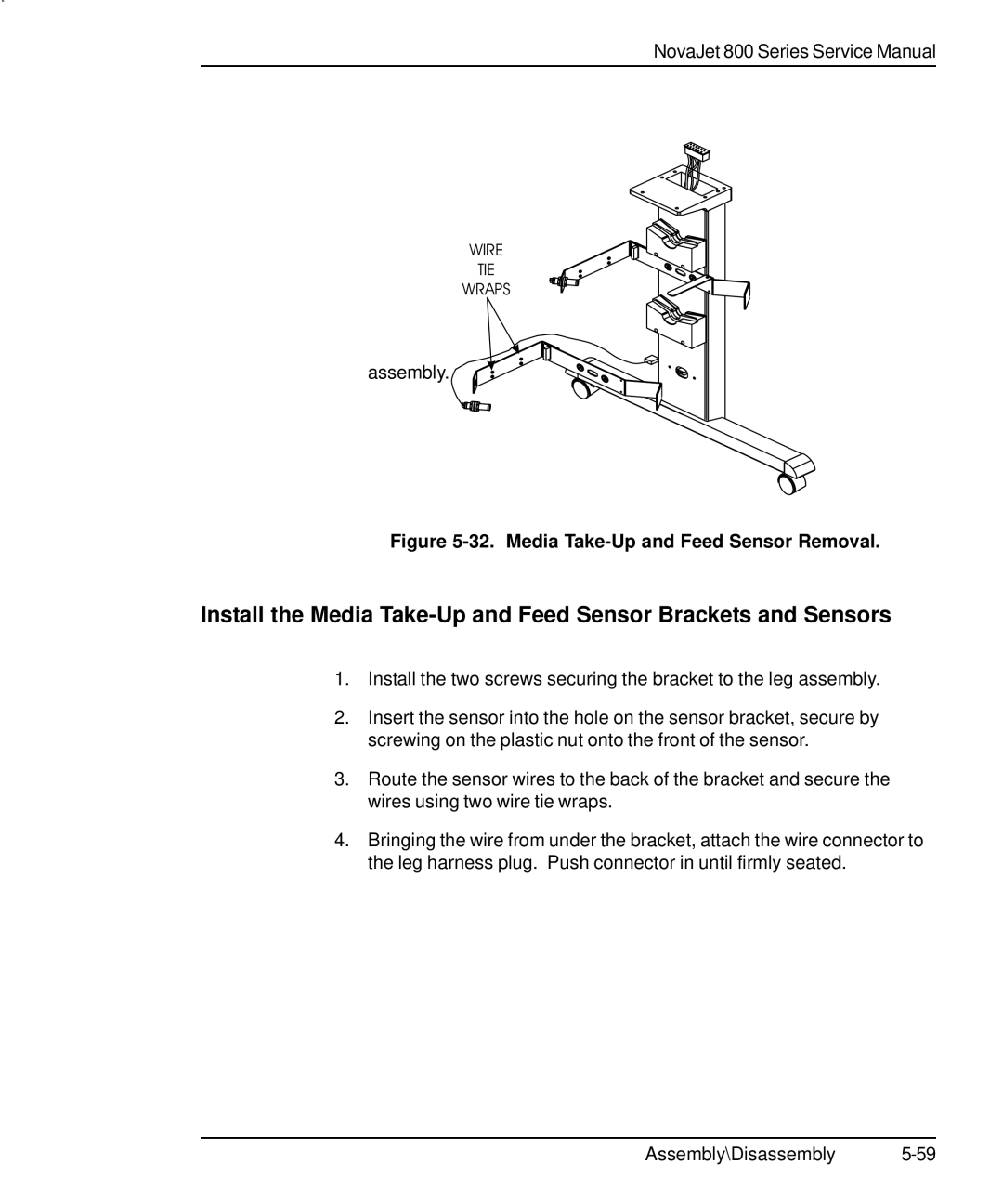 Kodak 800 SERIES service manual Media Take-Up and Feed Sensor Removal 