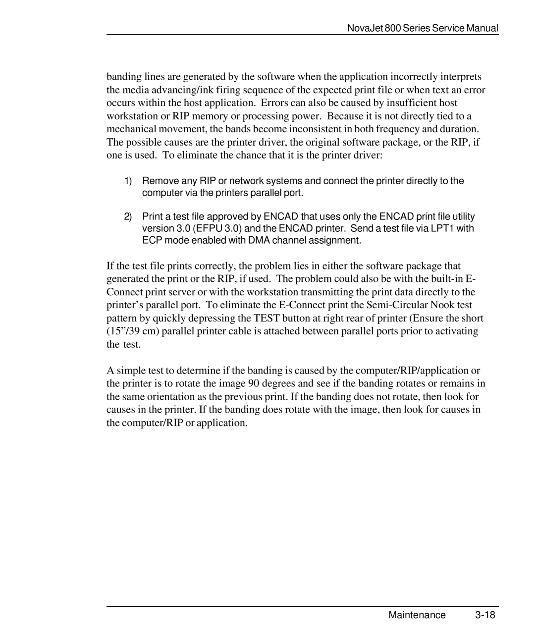 Kodak 800 SERIES service manual Maintenance 