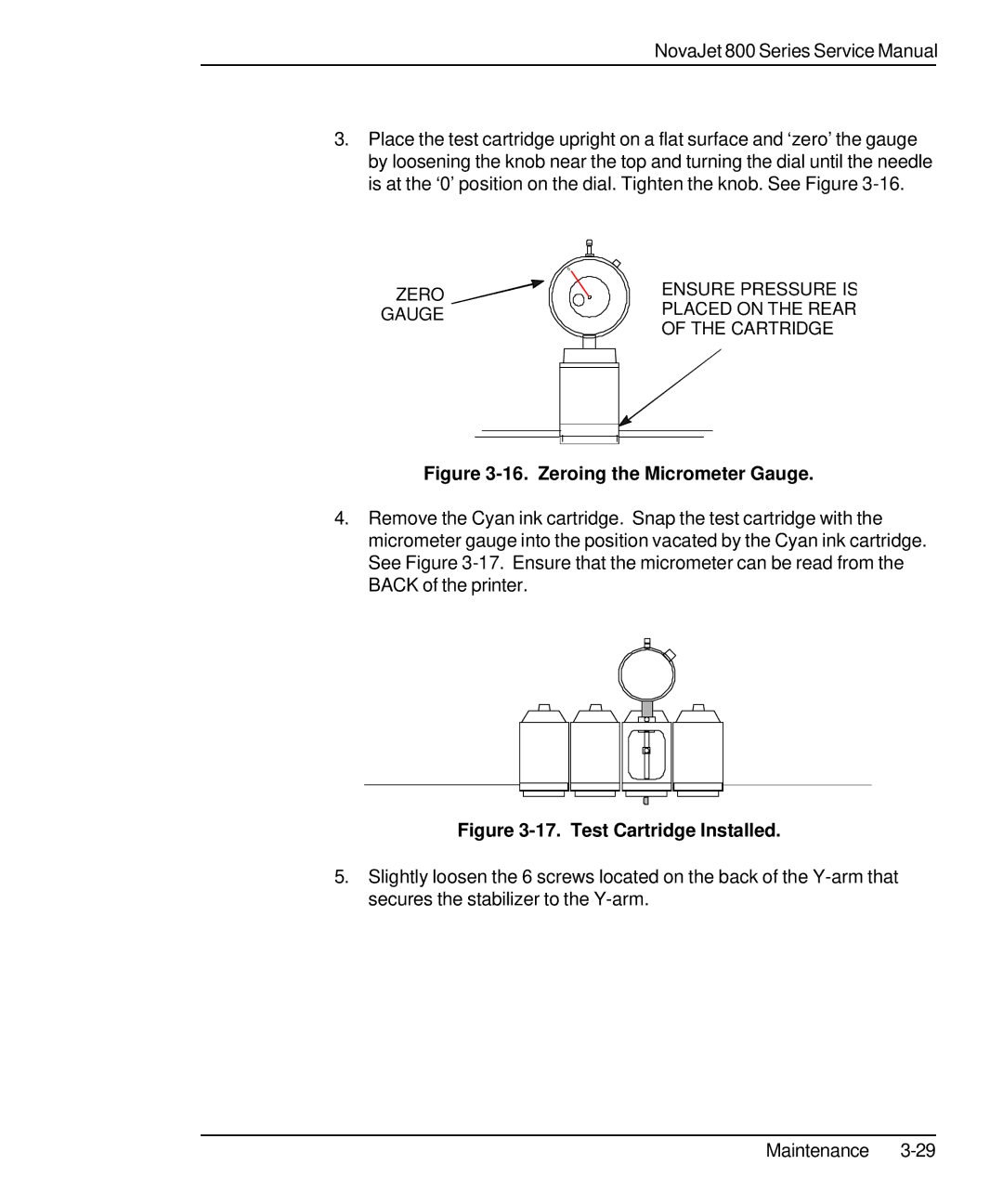 Kodak 800 SERIES service manual Zeroing the Micrometer Gauge 