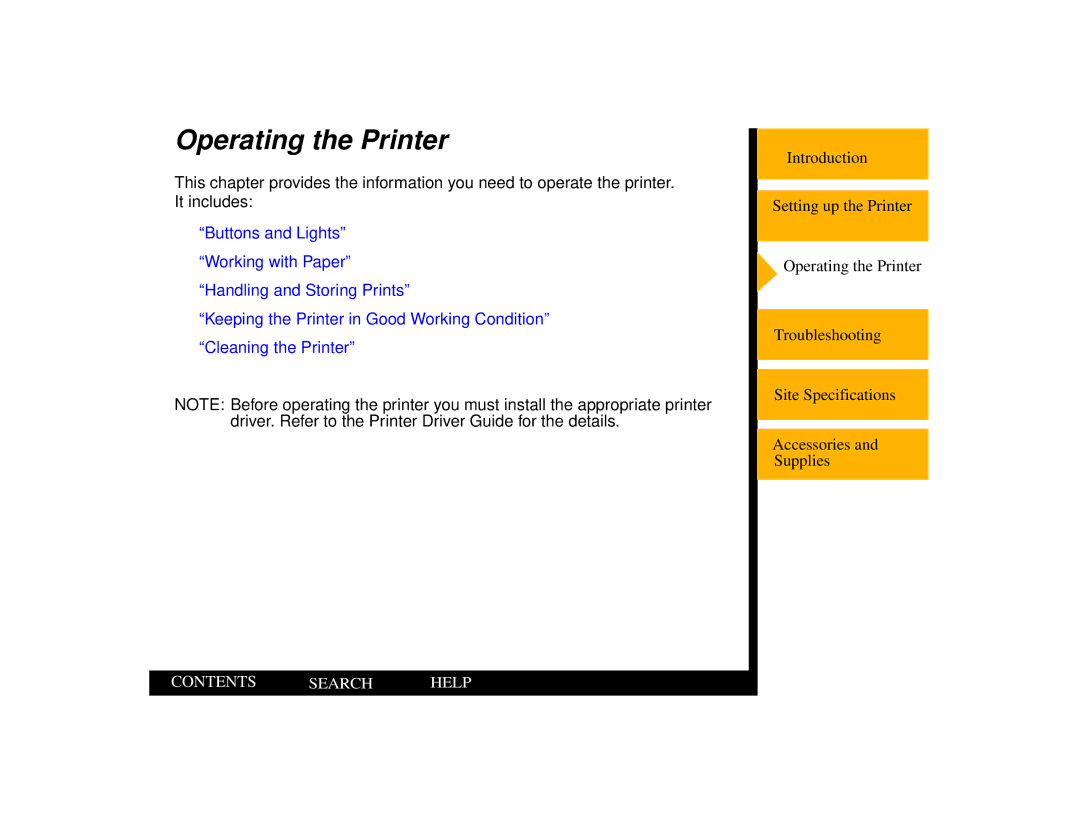 Kodak 805 manual Operating the Printer 