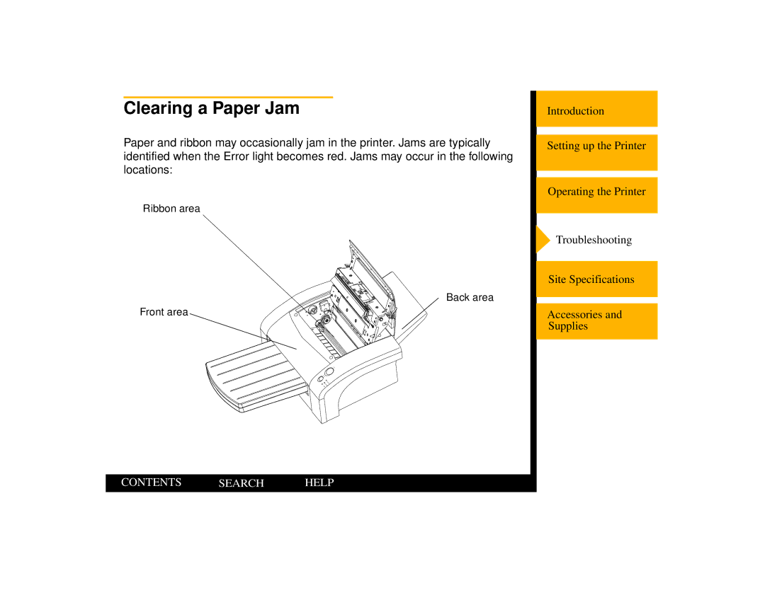 Kodak 805 manual Clearing a Paper Jam 