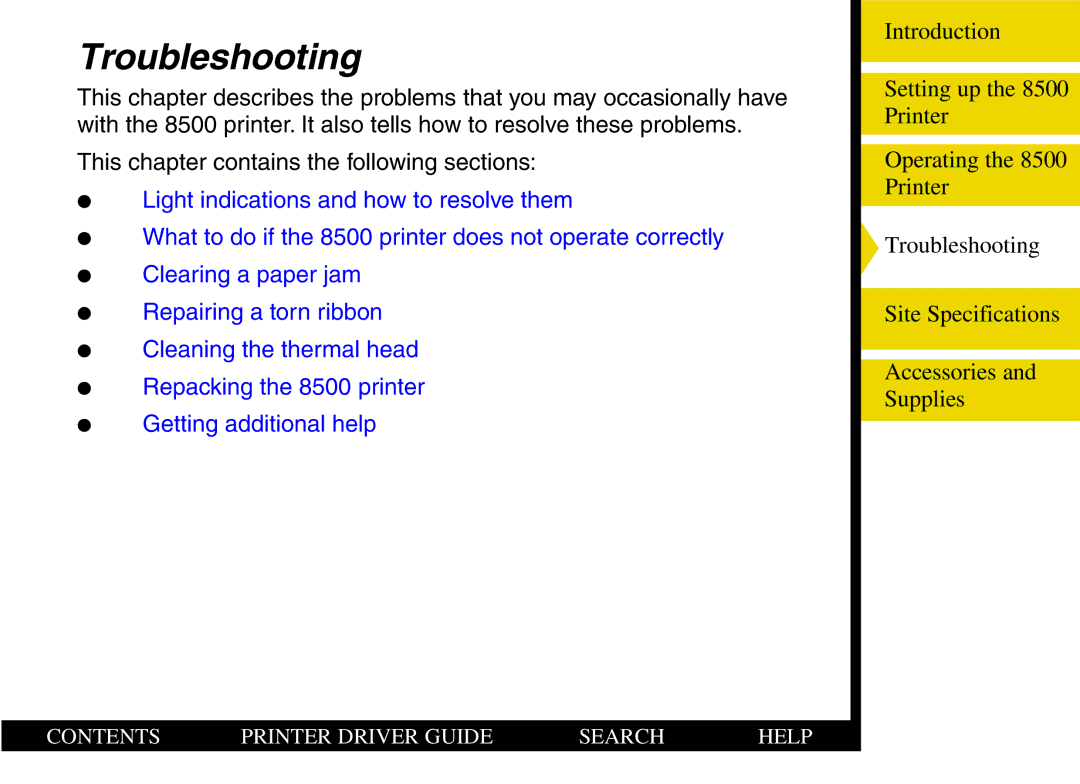 Kodak 8500 manual Troubleshooting 