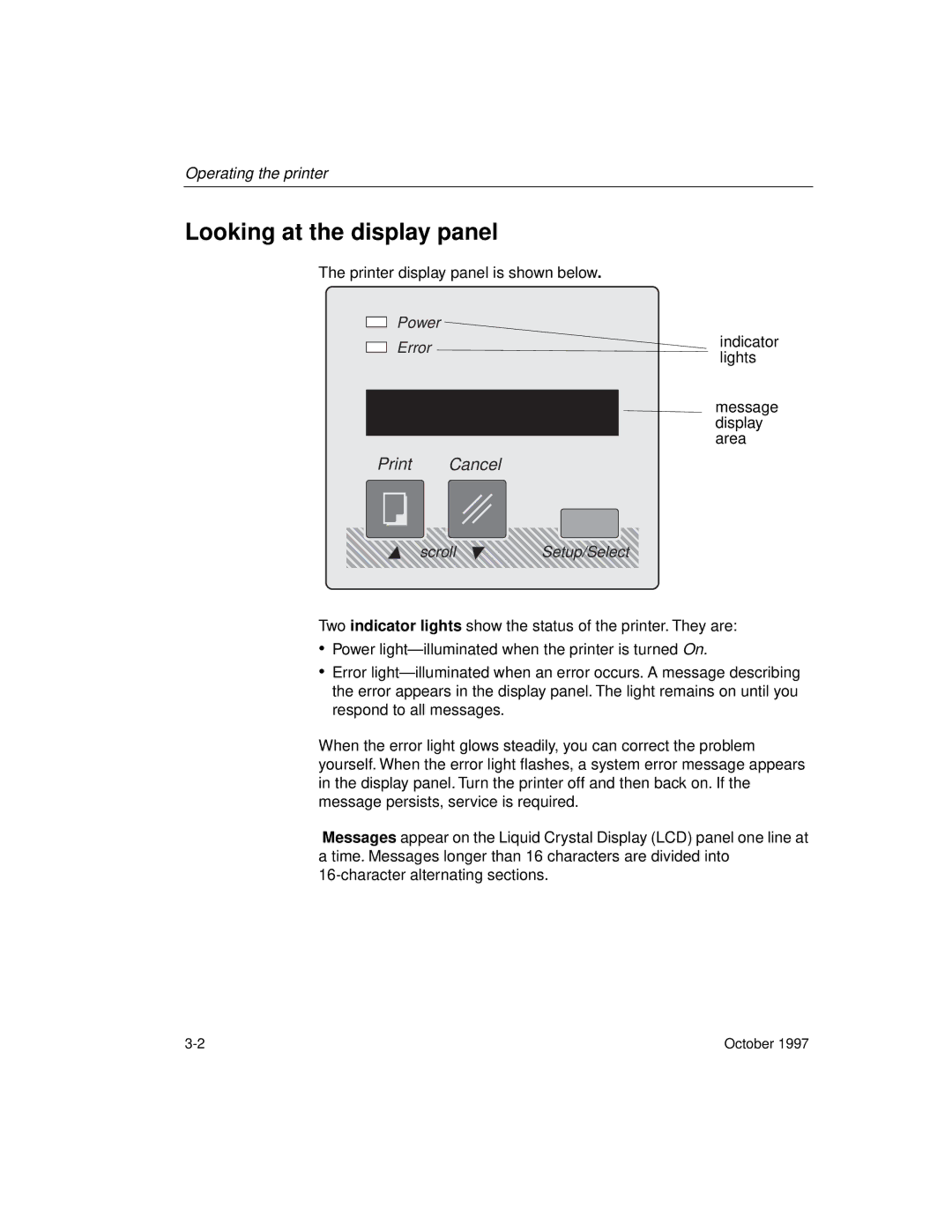 Kodak 8650 manual Looking at the display panel 